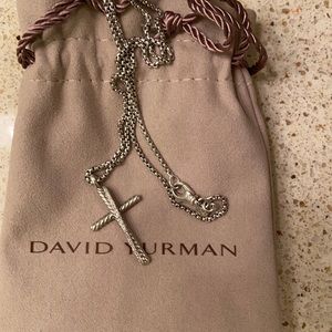 David Yurman necklace with diamonds